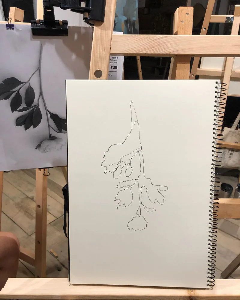 素描01：盲畫