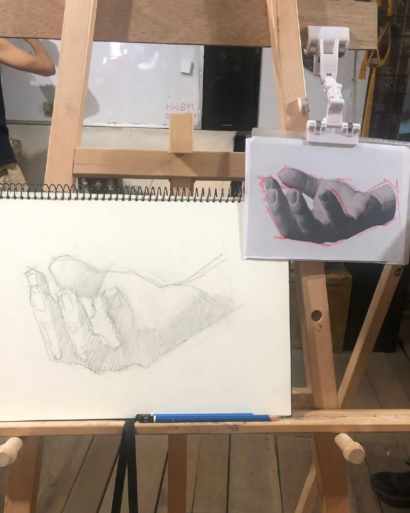 素描課07：形準、比例感、切圓術