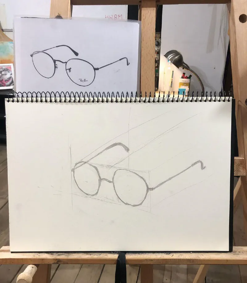 素描課08：透視、塞尚、矩形